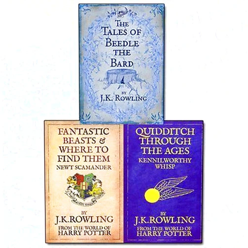 J. K. Rowling Collection 3 Books Bundle (The Tales of Beedle the Bard, Standard Edition[Hardcover],Fantastic Beasts and Where to Find Them,Quidditch Through the Ages) by J. K. Rowling (2016-06-07)