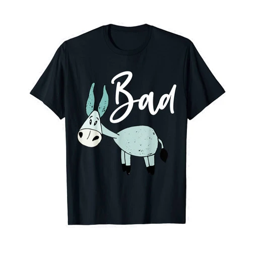 Funny Donkey Rude Party NB's Comical Bad Ass Funny Donkey Rude Party T-Shirt