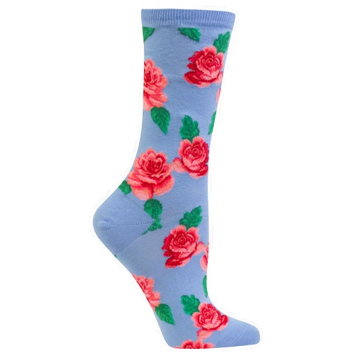 Hot Sox Women's Fun Pattern and Solid Crew Socks-1 Pair Pack-Cool & Classic Novelty Design Gifts