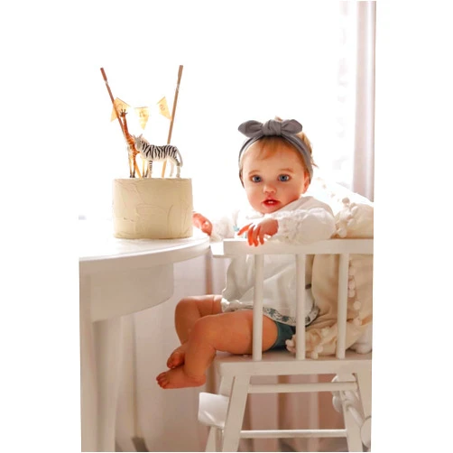 Angelbaby Lifelike Big Reborn Toddler Doll Girl 24 Inch Realistic Silicone Newborn Baby Doll Look Real Weighted Body Cute Princess Doll Handmade Toys for Girls Birthday Gifts