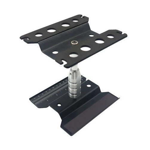 RC Lelut RC Car Stand RC Repair Stand 360 Degree Rotation Lift or Lower for Traxxas Redcat Arrma Axial RC4WD HSP Losi 1/8 1/10 1/12 1/16 Scale RC Crawler Car Truck Buggies (Black)