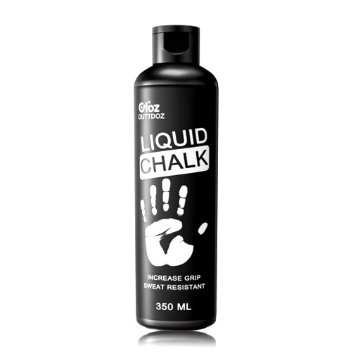 OUTTDOZ 12 oz Superior Grip Liquid Chalk Mess-Free Gym Chalk for Weightlifting, Gymnastics, Rock Climbing, Dancing, Dries in Seconds. Package May Vary.