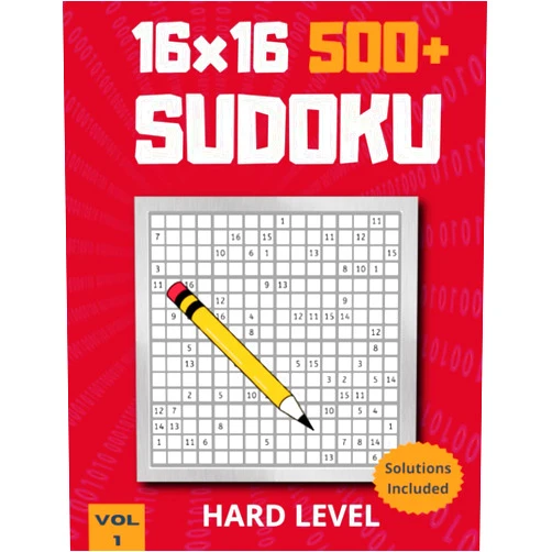 By Victor Burguete (Author) 16x16 500+ sudoku Hard Level | The Perfect Puzzle Book for Relaxation and Mental Stimulation | Hexadoku 2023: 8.5x11 | A4 size