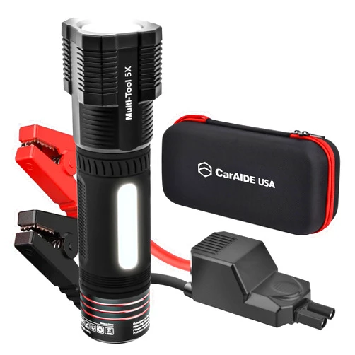 CARAIDE USA Jump Starter with Case 12V 1000Amp 29600mWh (up to 7L Gas, 4.0L Diesel Engine), 18 in 1 multi function Car Jumper with Flashlight, Compact Car Booster and Portable Battery Charger
