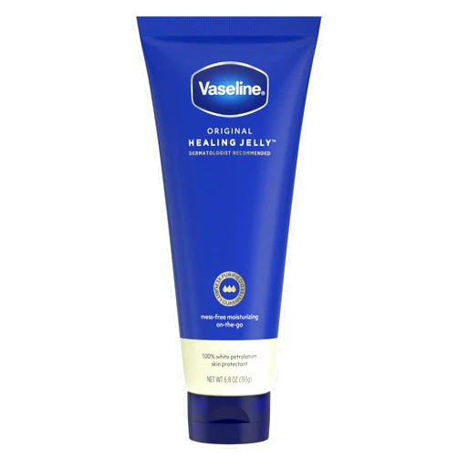 Vaseline Original Healing Jelly 100% White Petrolatum Skin Protectant 1 ct for Mess-Free Moisturizing On-the-Go, with 3x Purified Purity-Guaranteed Formula, 6.8 OZ