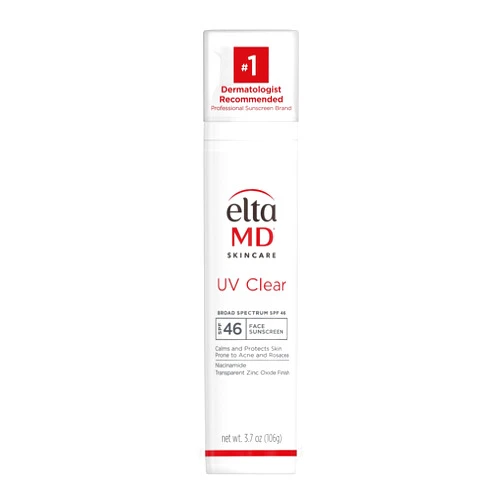 EltaMD UV Clear Face Sunscreen SPF 46, Oil-Free Sunscreen with Zinc Oxide, Dermatologist Recommended