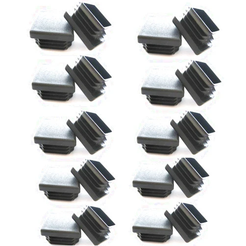 HUIKANGSHENG 1.5 inch Square Tubing Black Plastic Plug,1.5 Inch End Cap 1.5