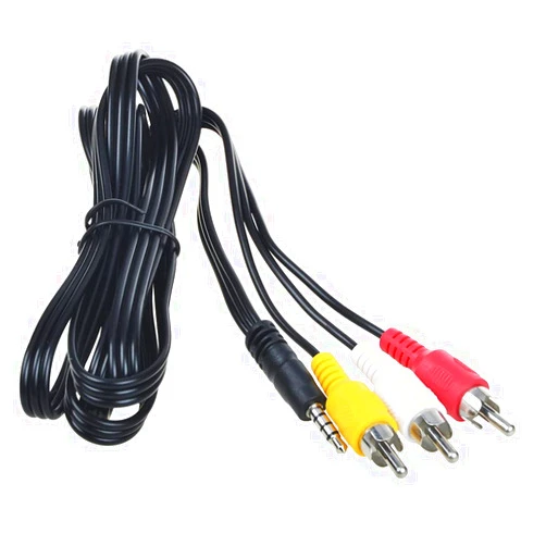PKPOWER 5ft AV A/V Audio Video TV-Out Cable Cord Lead for Panasonic Camcorder K2KYYYY00203