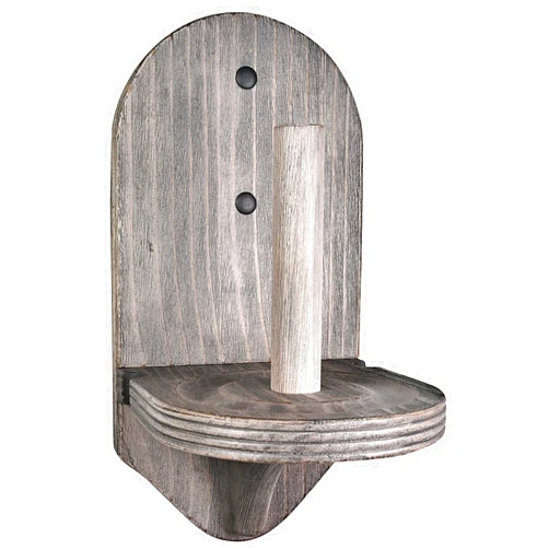 BILLIARDS XPRESS Pool Hand Chalk Holder - Elegant Cone Chalk Holder - Extra-Sturdy Pool Chalk Holder - Wall Mounted Pool Table Chalk Holder with Beveled Edge and Hardware - Pool Table Accessories