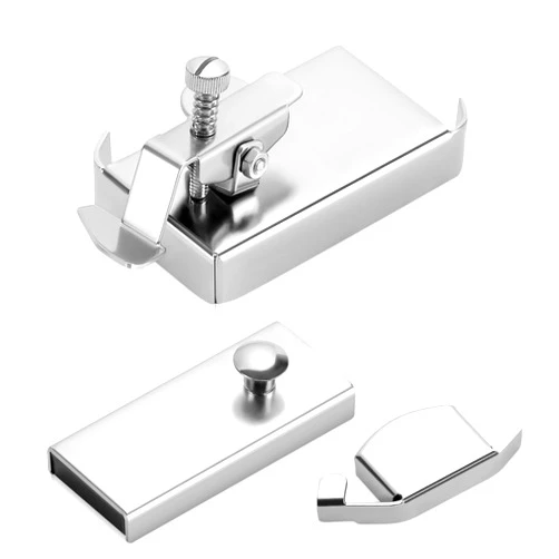 BOARDFEB 3 Pieces Magnetic Seam Guide for Sewing Machine, Sewing Guide with Clip Hem Guide Suitable for Any Seam Sewing Machine, Multifunctional Ruler Sewing Hemmer Guide, Sewing Machine Supplies
