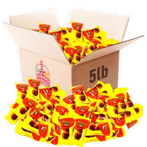 Kandy Korner Reese’sPeanut Butter Eggs Milk Chocolate Snack Size Confections for Easter Basket Stuffers - Individually Wrapped Peanut Butter Candy Encased in a Crunchy Shell Eggs for Kids and Easter Fun (5 Lb, Peanut Butter Egg)