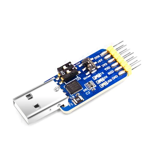 WITMOTION UART 6-in-1 USB to Serial Converter, Multifunctional (USB to TTL/RS485/232, TTL-RS232/485, 232-485), Universal Adapter Module with CP2102 Compatible with Windows 7/8/10, Linux, Arduino