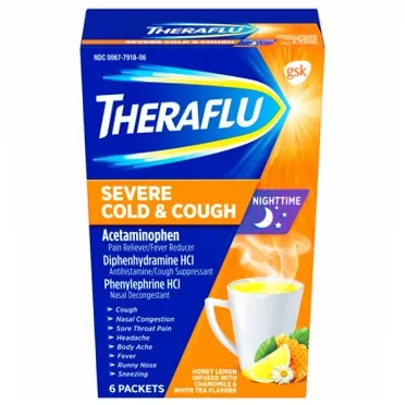 Theraflu Night Time Size 6ct Theraflu Night Time 6ct