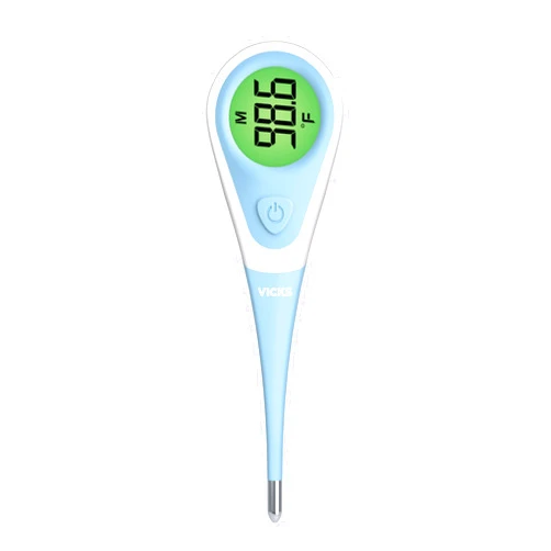 Vicks ComfortFlex Digital Thermometer – Accurate, Color Coded Reading in 8 Seconds – Digital Thermometer for Oral, Rectal or Under Arm Use