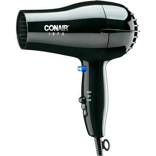 Conair Hairdryer,Handheld,Black,1875 Watts