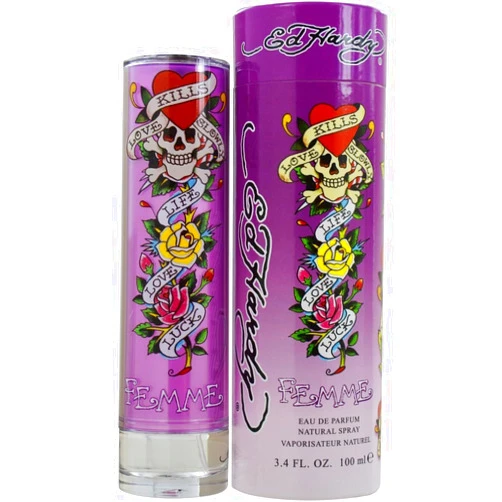 ED HARDY Femme Christian Audigier Eau de Parfum Spray for Women, 3.4 Fluid Ounce