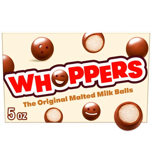 WHOPPERS Malted Milk Balls Candy Box, 5 oz