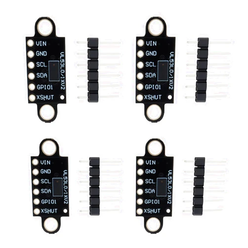 DiGiYes 4Pcs VL53L0X Time-of-Flight (ToF) 940nm Laser Ranging Sensor Breakout GY-VL53L0XV2 Distance Measurement Module Fit for Arduino