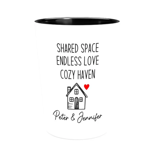 Luxe Gifting HOUSEWARMING Shot Glass 1.5oz - Shared Space - Home Warming Neighbor New House New Apartment Party New Home Owner Going Away