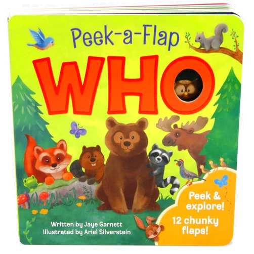 Jaye Garnett,Cottage Door Press,Ariel Silverstein Who: Peek-a-Flap Board Book