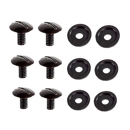 ATIE Pool Cleaner Black Wheel Screw C56 and Wheel Washer C67 Combo Kit for Polaris 280/180 Pool Cleaner (6 Pack)