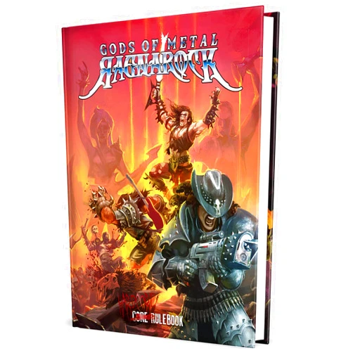 Renegade Game Studios Gods of Metal: Ragnarock - Core Rulebook, Hardcover RPG Book, Full Color, Adventure As A Demigod, Fantasy Roleplaying