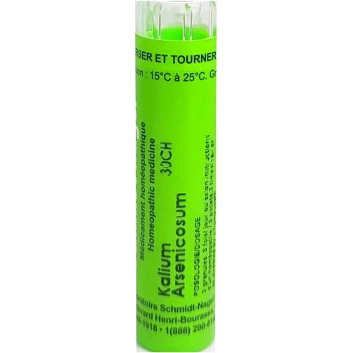 Schmidt-Nagel Kalium Arsenicosum 30CH Homeopathy Medicine Schmidt-Nagel Canada (Homeodel), 90 pellets/granules
