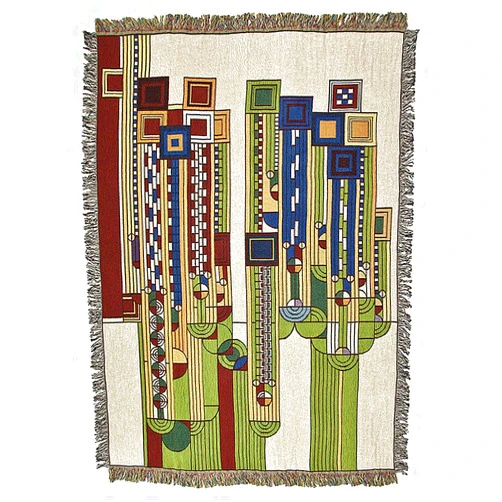 Uniart Frank Lloyd Wright Saguaro Tapestry Throw