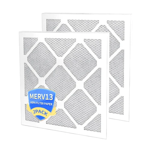 PZHARQG Replacement Filter Compatible with EnviroKlenz Air Purifier, MERV13 Activated Carbon(14×14×1) (2 Pack)
