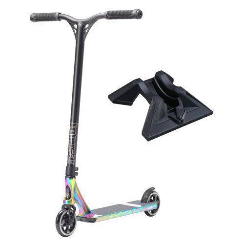 Envyscooters Envy Scooters Prodigy S9 Stunt Scooter (Oil Slick) with Envy Scooter Stand Bundle