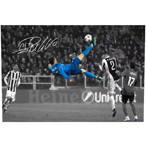 YHSGY ronaldo poster Canvas Unframed 12x18 inches Soccer Star for Boys Bedroom Walls Wall Poster Motivational posters for room aesthetic