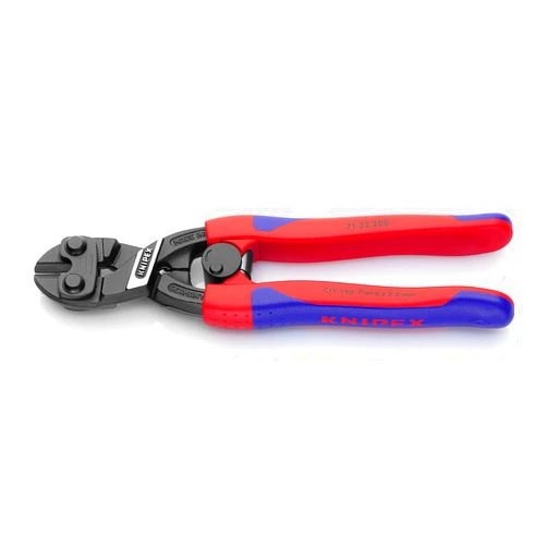 Knipex 71 32 200 Comfort Grip High Leverage CoBolt Cutter with Notch and Spring