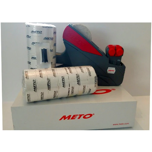 Meto 15.22/2 Line Price Labelgun, Value Pack, Pricing Gun,Box Labels, Ink Roller