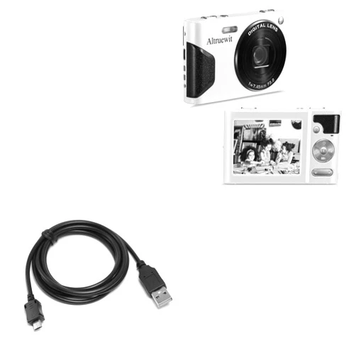 BoxWave Cable Compatible with Altruewit DC800 (2.7 in) - DirectSync Cable, Durable Charge and Sync Cable