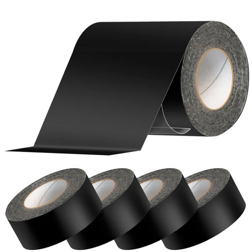 Suninlife Joist Tape for Decking Include 4 Rolls 2'' x 50' & 1 Roll 6'' x 50' Butyl Deck Joist Tape, Waterproof and Anti-Corrosion Butyl Sealant Tape Deck Joist - Flashing Joist Tape for Wood Decks Beam Roof