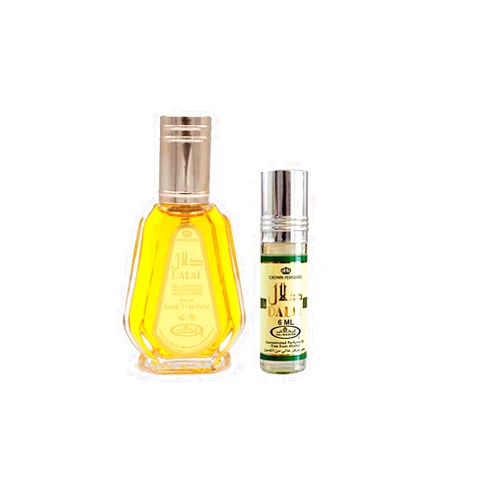 Al-Rehab Dalal 2-Piece Set for Women, (1.7 Oz Eau De Parfum Spray + 0.20 Oz Concentrated Perfume Rollerball)