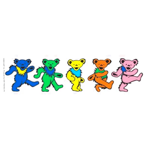 C&D Visionary Grateful Dead - Dancing Bears Sticker (S-3025-C)
