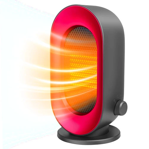 Sendowtek Portable Space Heater Indoor, Mini Electric Heater Fan with 3 Mode Adjustable, Overheating/Tip-over Protection, Fast Heating PTC Small Ceramic Desk Heater for Home Office Use