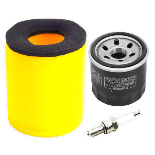 OuYi Air Filter 13780-03G00 Oil Filter 1651003G00 with Spark Plug Replacement for Suzuki Eiger 400 LTA400 2x4 LTA400F 4x4 Auto 2003-2007,King Quad 400 LTA400F LTF400F 4x4 2008-2012