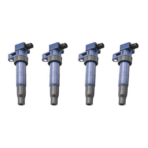ENA Set of 4 Ignition Coil Compatible with Hyundai Kia Santa Fe Azera Sedona Sorento Genesis Veracruz Borrego Sonata Amanti Entourage Optima Magentis Replacement for UF546 5C1587 GN10560