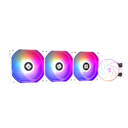 Thermalright Aqua Elite 360 ARGB White CPU Aio Cooler, 360 CPU Liquid Cooling, Pump Head Speed up to 6400RPM,for AM4/AM5,Intel LGA1851/1150/1151/1200/2011/1700,High Performance Radiator(White)