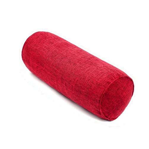 FINEASY Round Neck Pillow Roll Cervical Support Pillows Neck Pain Relief Cylinder Bolster Pillows with Removable Washable Cover for Sleeping/Chair/Car/Sofa…