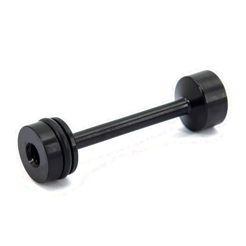 CNRAQR LS Engine Billet Aluminum Oil Diverter Barbell Fits GM Gen III & IV LS Engines LS1 LS2 LS3 LS6 LS7 LS9 LQ4 LQ9 4.8L 5.3L 6.0L 6.2L Black