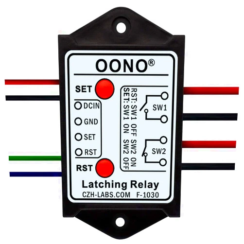 OONO DPST 1NO 1NC 8Amp Latching Relay Module (DC 12V)