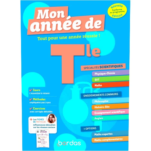 David Dubus,Denis Regaud,Sandrine Schreyeck,Anne-Sophie Caveau,Bernard Msihid,Bruno Lavigne,Aude Rigoulot,Fabien Aoustin,Dominique Boissier,Laurent Coulomb,Magali Domain,Loïc Hamandjian,Sébastien Piecuch,Bénédicte Zielewski,Pascal Chauvel,Claire Vittecoq,Florence Lomprez Mon Année de Tle Spécialités Scientifiques Physique-Chimie SVT Maths