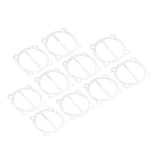 Aramox Air Compressor Cylinder Head Gasket - 10Pcs Aluminum Sealing Plate Replacement for 65mm Diameter