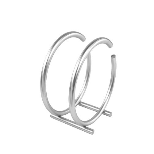 Spectrum Diversified Euro Round Napkin Holder, Satin Nickel, Model Number: 50278
