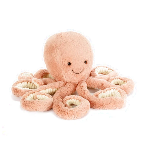 Jellycat Odell Octopus Stuffed Animal, Large 18.5 inches | Ocean and Sea Plush Toy | Classic Children's Gift