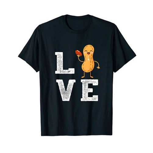 SHIRTSIDE Cacahuète Love of peanuts, lovers of peanuts T-Shirt