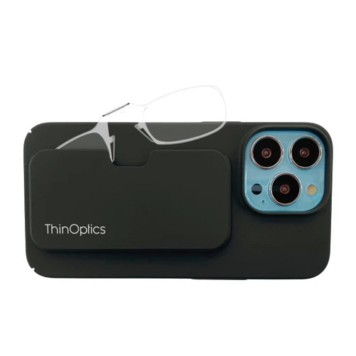 ThinOptics Slimline Iphone Case + Rectangular Reading Glasses